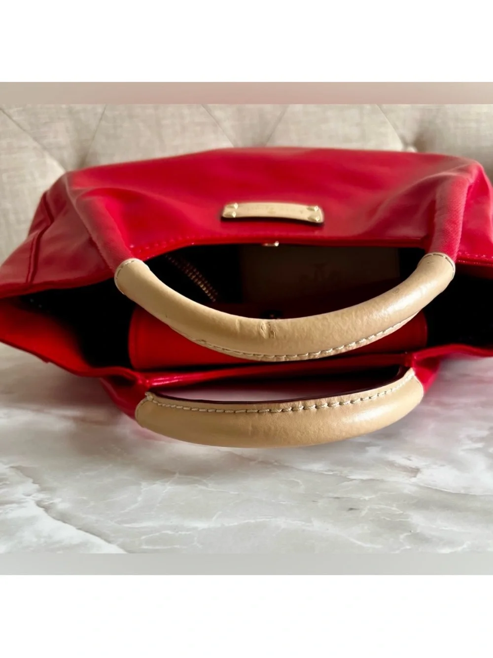 Kate Spade red hobo bag